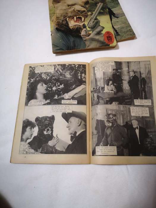 Die Swart Luiperd Afrikaans photo comic book- 3 Editions. Rare