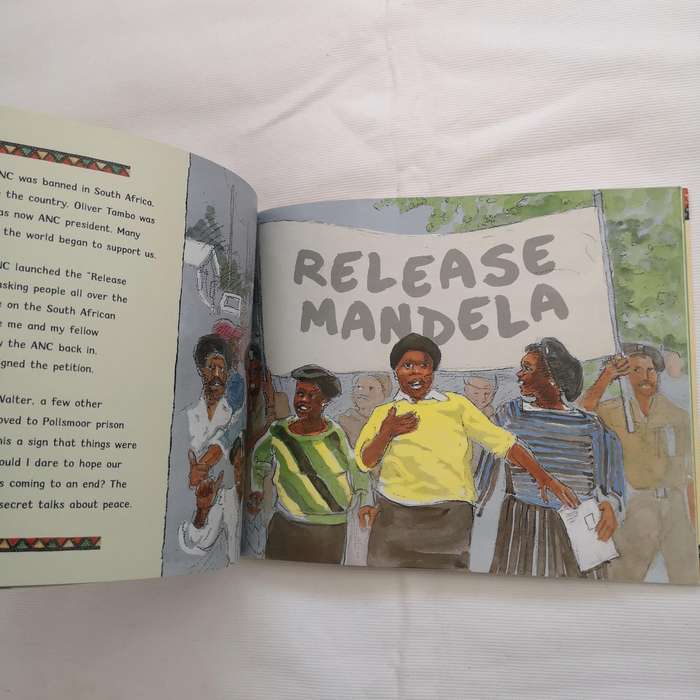 Long Walk To Freedom- Picture Book- Bronze colour cover.