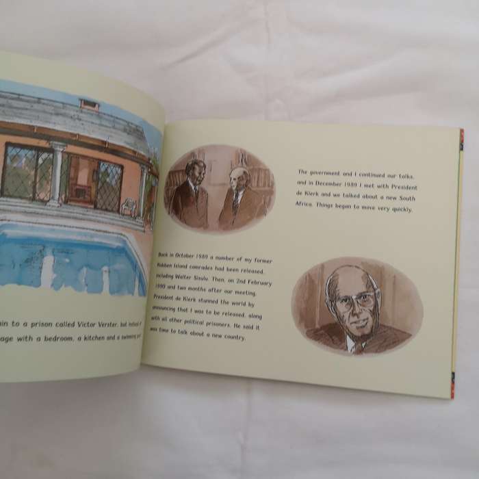 Long Walk To Freedom- Picture Book- Bronze colour cover.