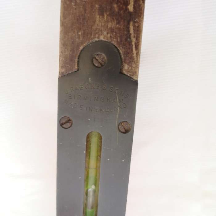 J RABONE & SONS- Birmingham- Vintage Spirit Level