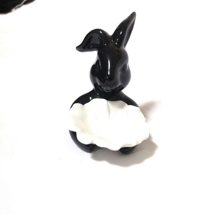 Ceramic Bunny Rabbit Jewellery Holder