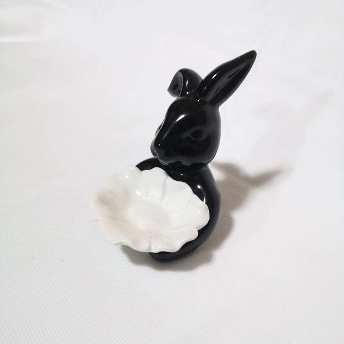 Ceramic Bunny Rabbit Jewellery Holder