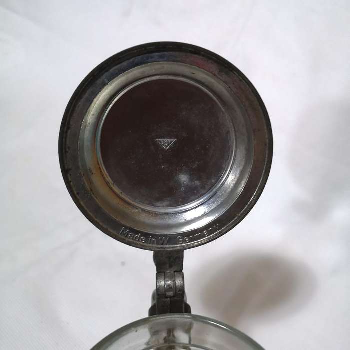 Rare Castle Pewter Lidded Stein- Made in West Germany BMF