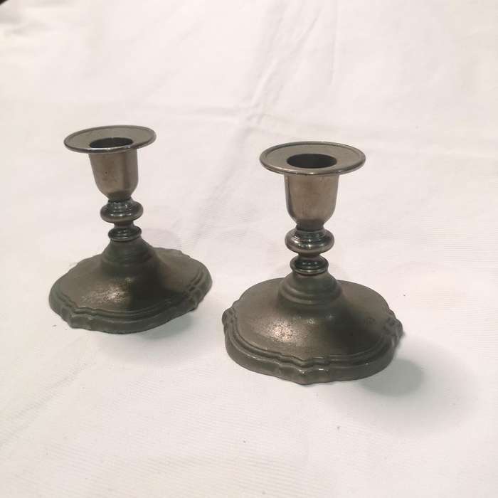 Swanski Pair of Candle Holders- Vintage