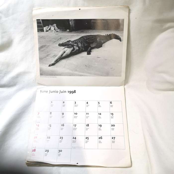 Rare Helmut Newton Kalender 1998 Taschen Calendar. Printed in Italy