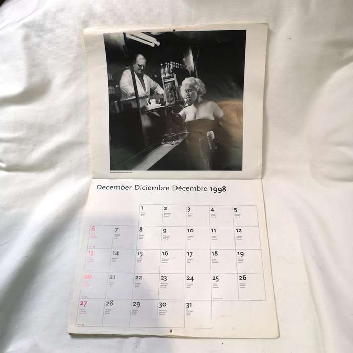 Rare Helmut Newton Kalender 1998 Taschen Calendar. Printed in Italy