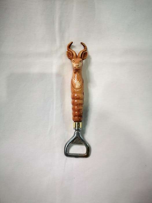 Vintage Bottle Opener Antelope Head