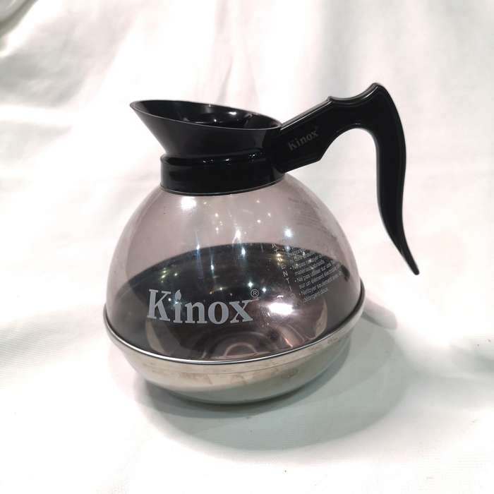 Kinox Coffee Machine Decanter Commercial Jug Polycarbonate Stainless Base 1.8 Litre
