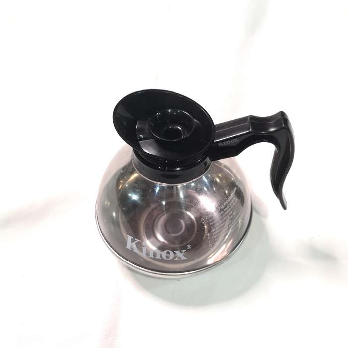 Kinox Coffee Machine Decanter Commercial Jug Polycarbonate Stainless Base 1.8 Litre