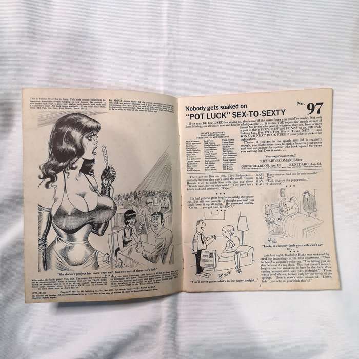 SEX TO SEXTY #97 (1977) SRI Vintage Humor Magazine PIERRE DAVIS Rare