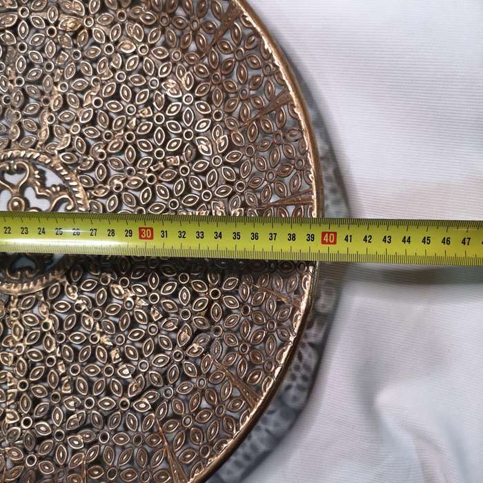Fine Openwork Metal Tray 395mm- Vintage