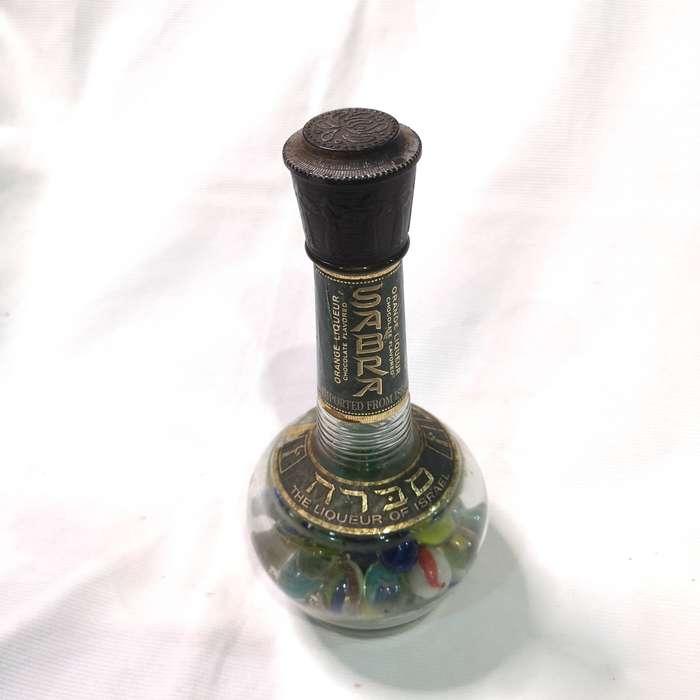 SABRA The Liquer of Israel- Decorative Bottle- Vintage