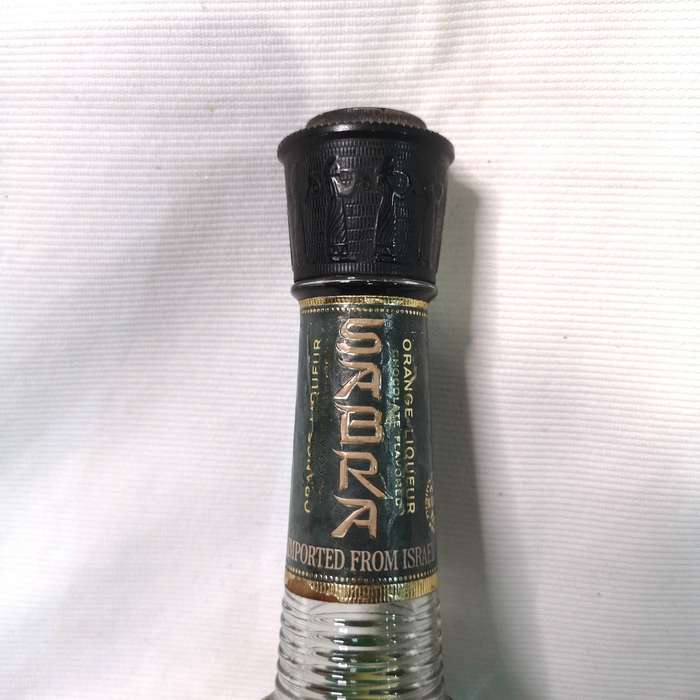 SABRA The Liquer of Israel- Decorative Bottle- Vintage