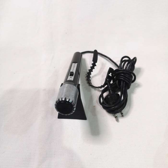 Vintage National Microphone with Stand Made in Japan