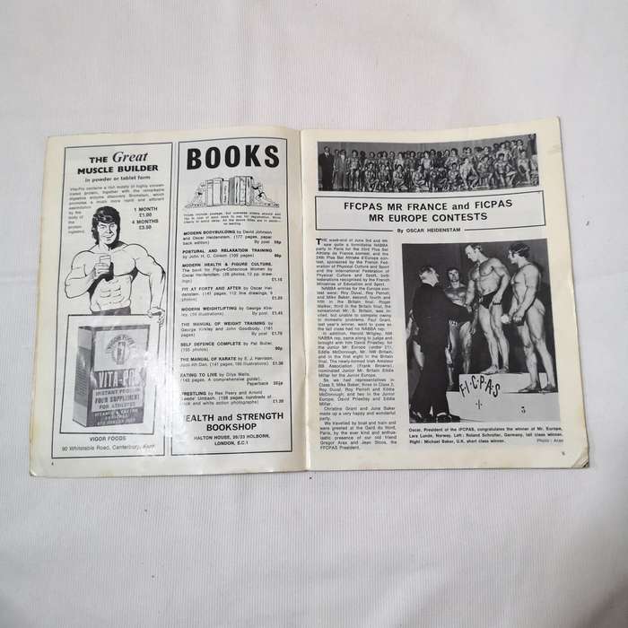 Sept 1972 HEALTH and STRENGTH bodybuilding muscle magazine NABBA GIRLS 9-72 (UK)