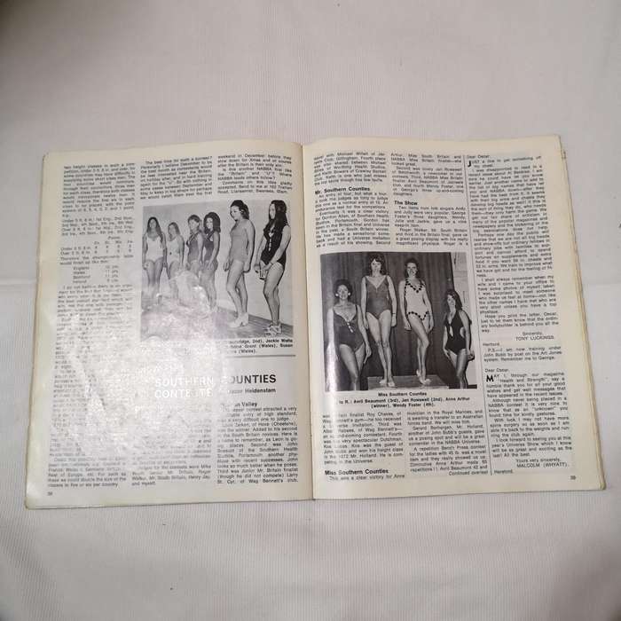 Sept 1972 HEALTH and STRENGTH bodybuilding muscle magazine NABBA GIRLS 9-72 (UK)