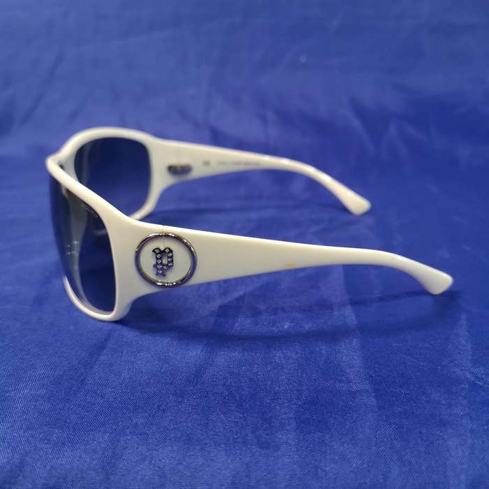 POLICE Sunglasses White Frame S1631S col.03GF- Made in Italy