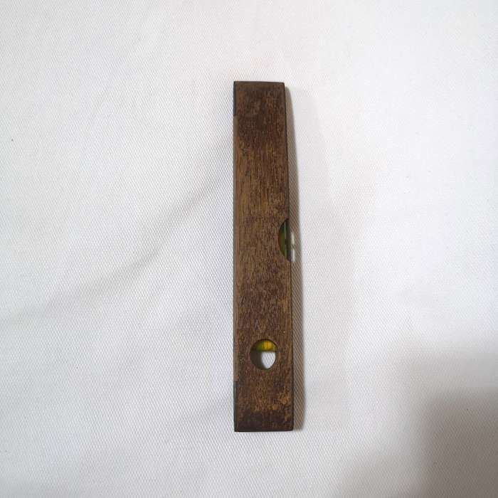 Vintage 9" J Rabone and sons no 1626 brass and wood spirit level- Birmingham England