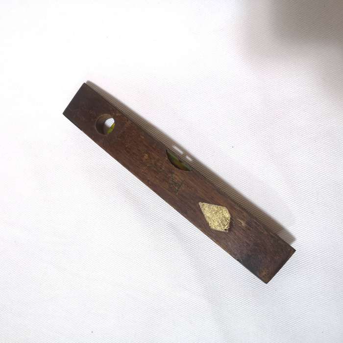 Vintage 9" J Rabone and sons no 1626 brass and wood spirit level- Birmingham England