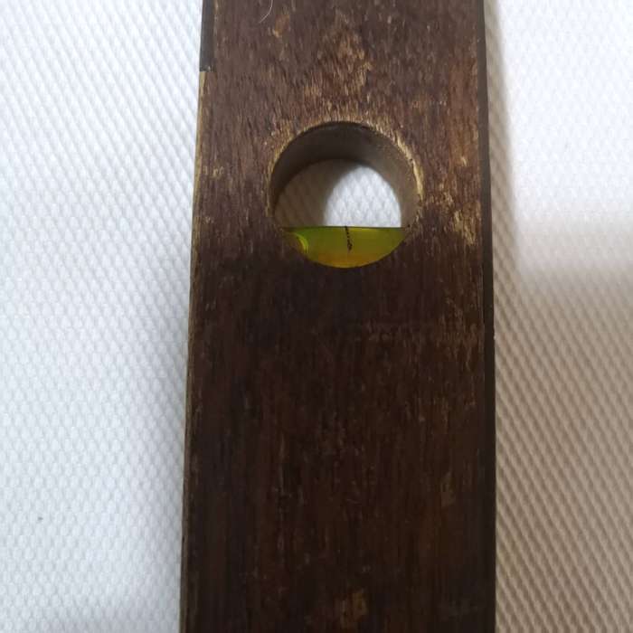 Vintage 9" J Rabone and sons no 1626 brass and wood spirit level- Birmingham England