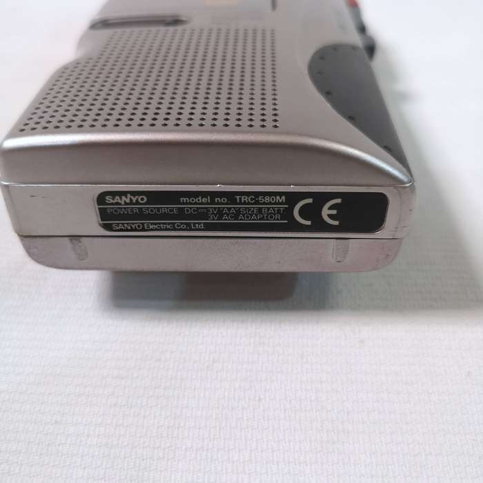 SANYO Trc-530m Microcassette Voice Recorder Handheld Dictaphone 2 Speed- Working