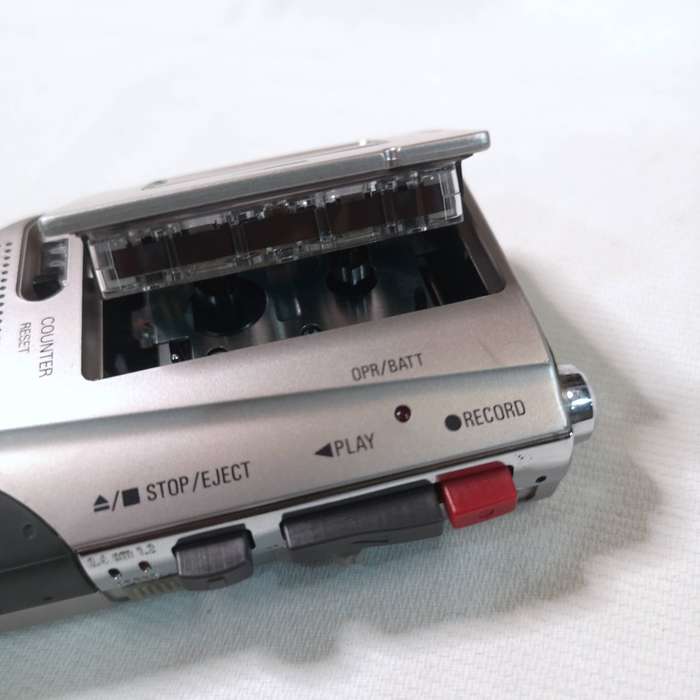 SANYO Trc-530m Microcassette Voice Recorder Handheld Dictaphone 2 Speed- Working