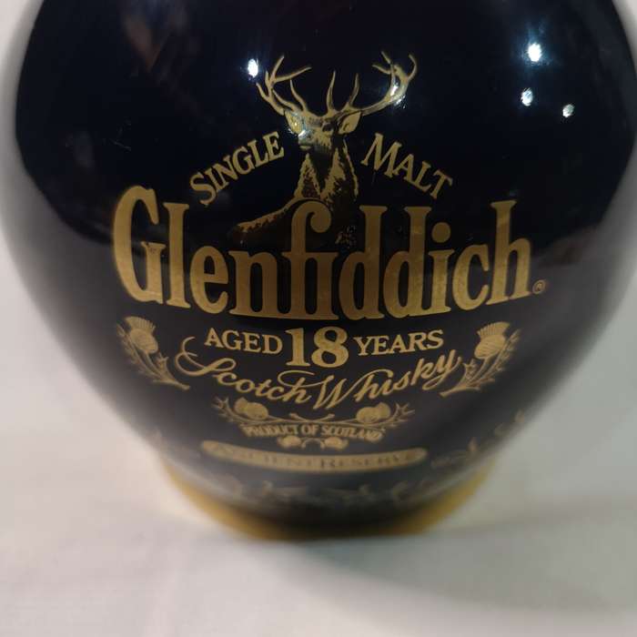 Glenfiddich Single Malt 18 Year Old Ancient Reserve Scotch Whisky Decanter Empty