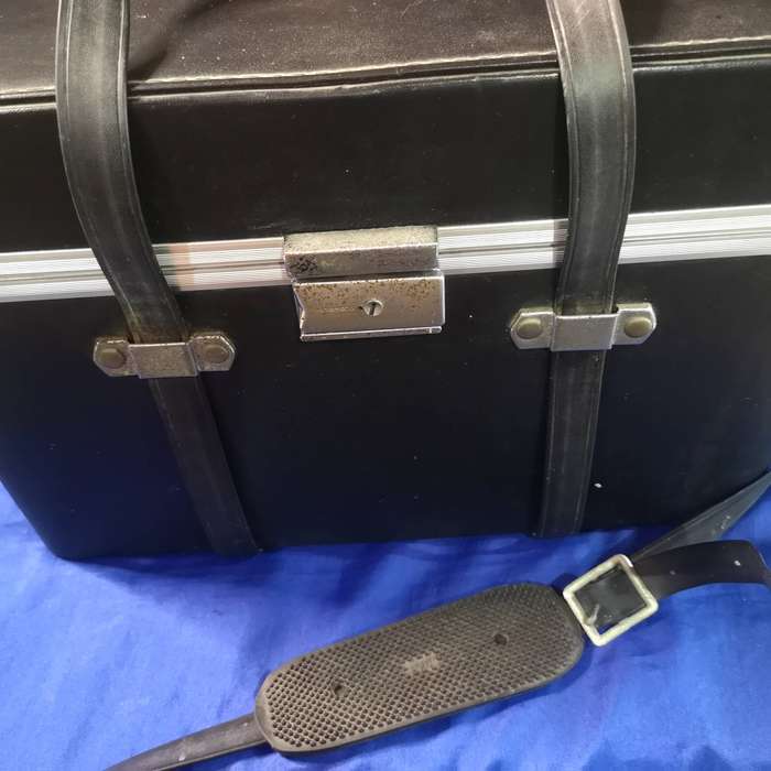Vintage HINOMOTO hard case for camera or camera equipment. Made in Japan