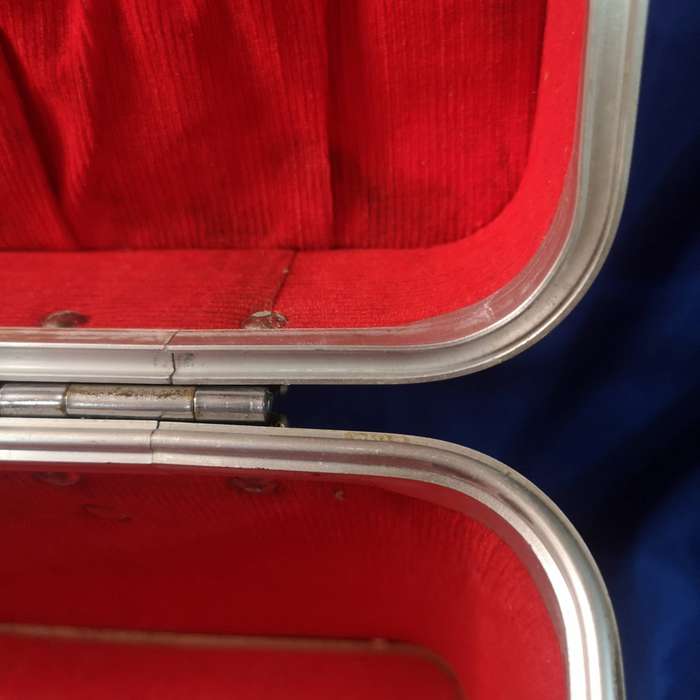 Vintage HINOMOTO hard case for camera or camera equipment. Made in Japan