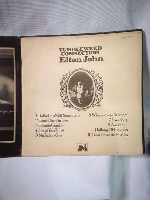Elton John *Tumbleweed Connection *LP record 1970s