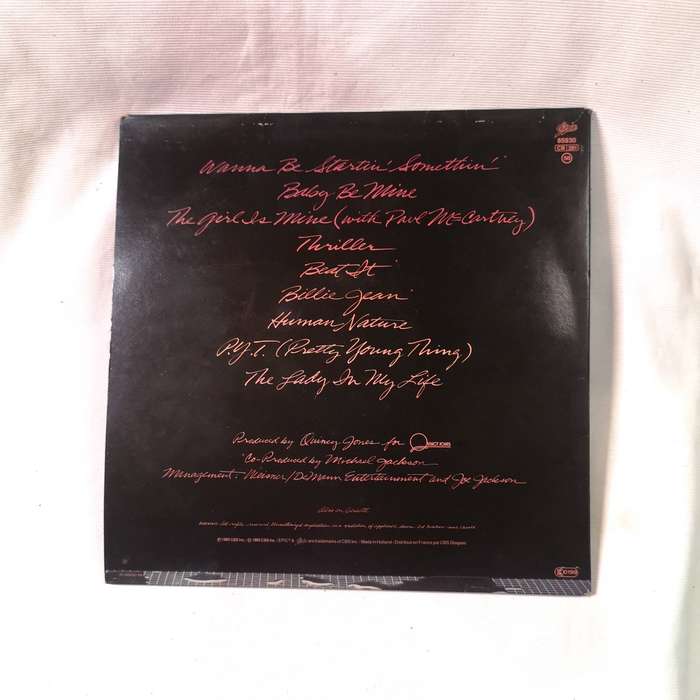 Michael Jackson Thriller 1982 Original Produced by Quincy Jones. LP