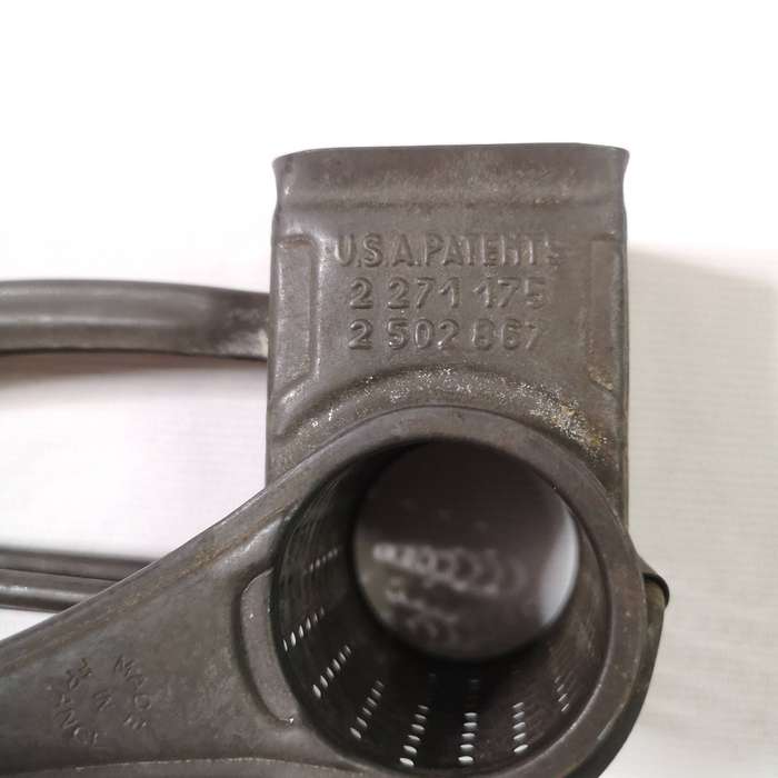 Vintage French Mouli Grater Crank Handle Ambidextrous With 4 US Patents