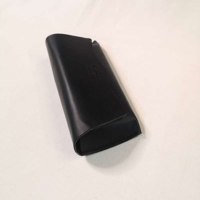 Levi's Black Faux Leather Glasses/ Sunglasses Soft Case 16.5cm with cloth