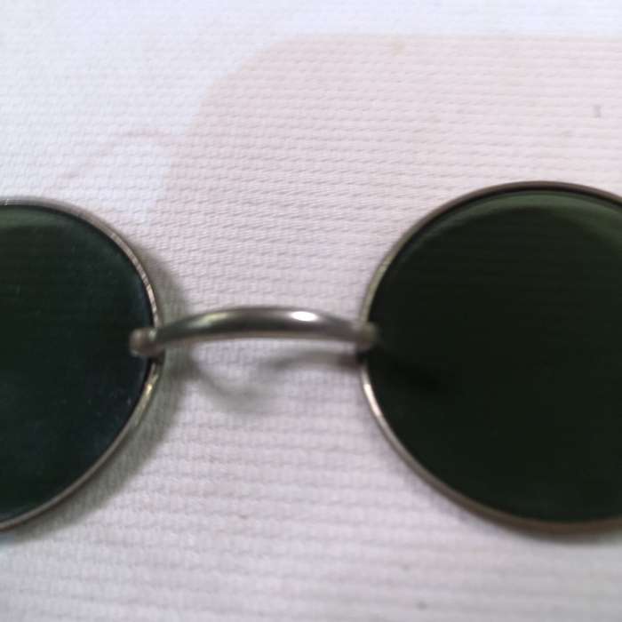 Vintage 1970's John Lennon Style Algha Works Panto Round Eyeglasses -Made in England