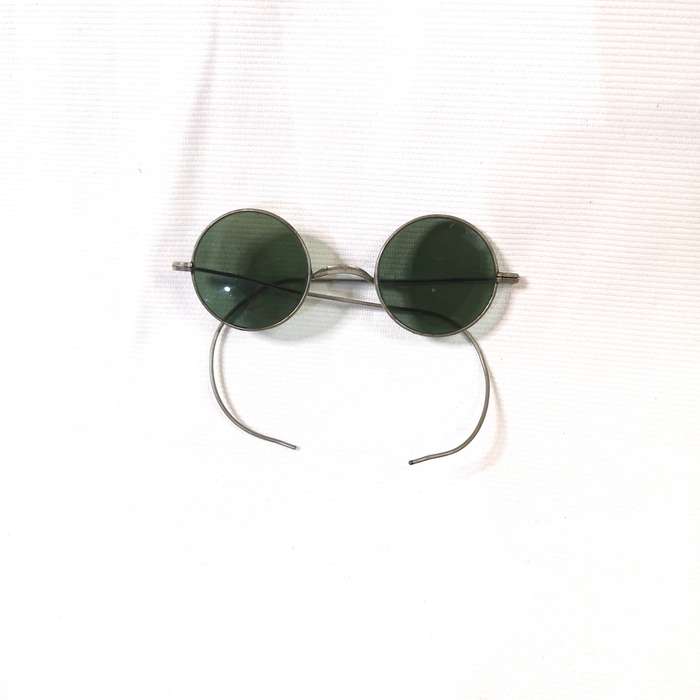 Vintage 1970's John Lennon Style Algha Works Panto Round Eyeglasses -Made in England