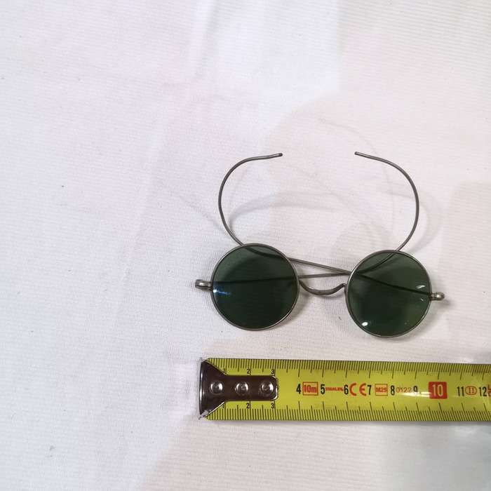 Vintage 1970's John Lennon Style Algha Works Panto Round Eyeglasses -Made in England
