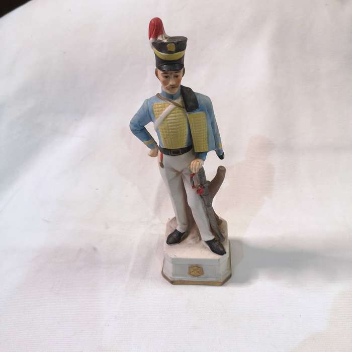 Porcelain figurine of a military officer- vintage