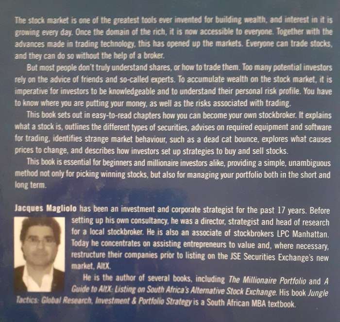 Become Your Own Stockbroker ~ Jacques Magliolo