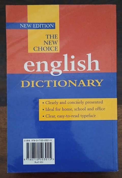 English Dictionary ~ THE NEW CHOICE