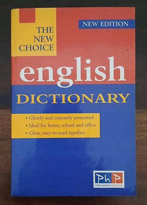 English Dictionary ~ THE NEW CHOICE