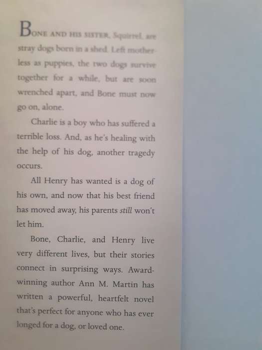 Everything for a Dog ~ Ann M Martin