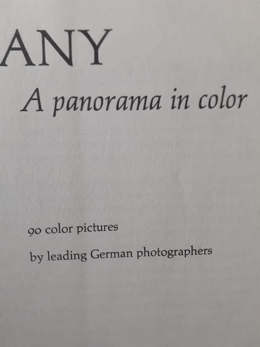 GERMANY - A Panorama in Color ~ VARIOUS photographers