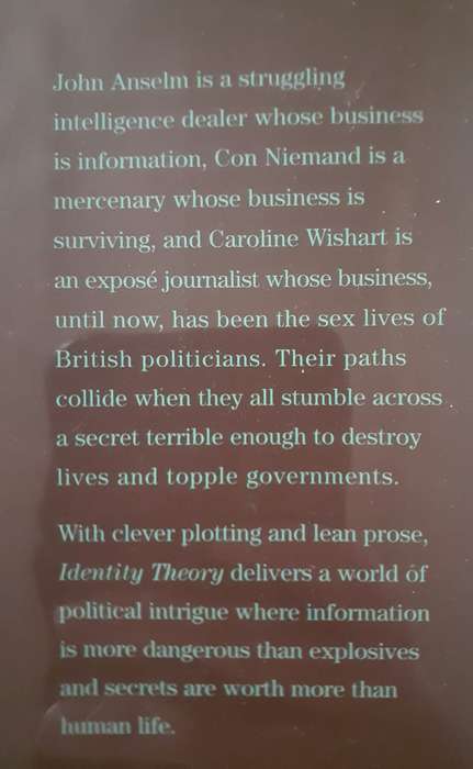 Identity Theory ~ Peter Temple