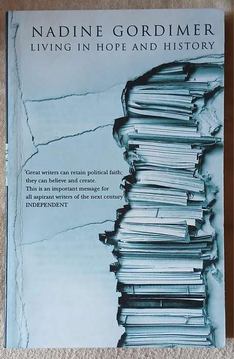 (signed) Living in Hope and History ~ Nadine Gordimer