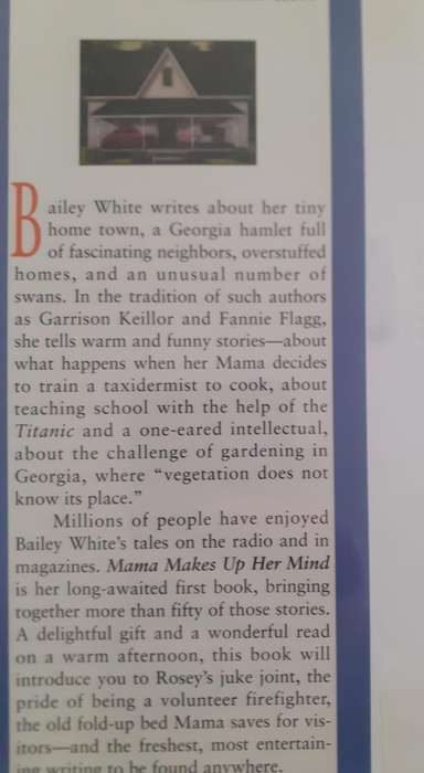 Mama Makes up her Mind ~ Bailey White