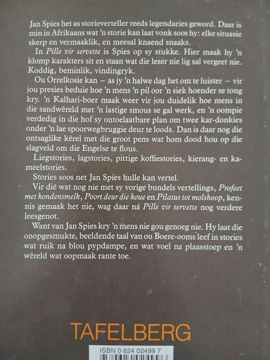 Pille vir Servette ~ Jan Spies