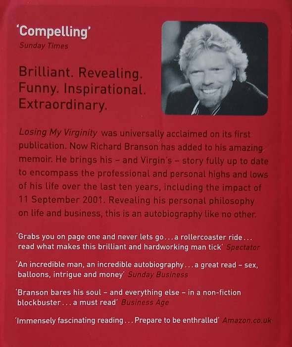 Losing My Virginity ~ Richard Branson