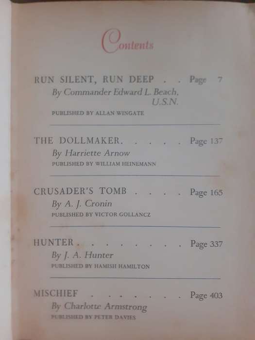READER'S DIGEST Condensed Books - FIRST EDITION