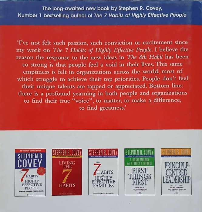 The 8th Habit ~ Stephen R Covey
