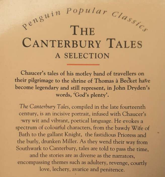 The Canterbury Tales ~ Geoffrey Chaucer